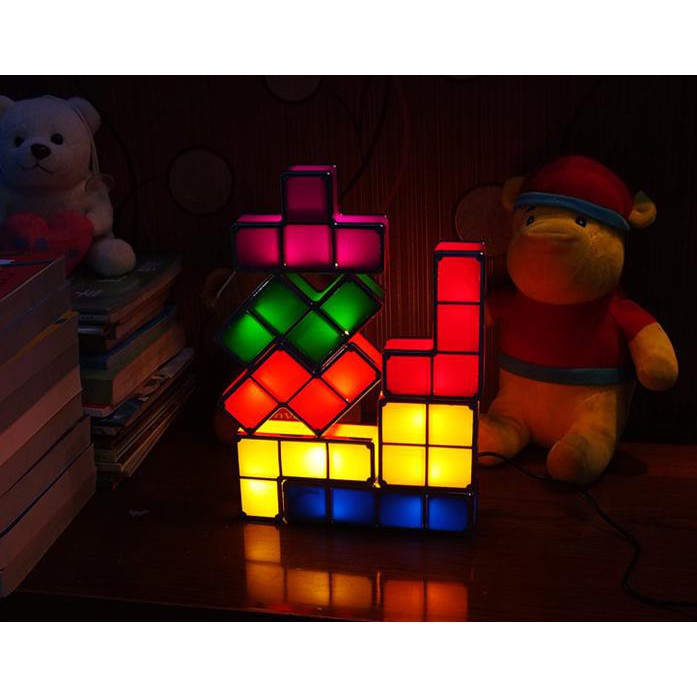 ĐÈN XẾP HÌNH TETRIS BLOCKS SÁNG TẠO