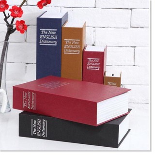 Két sắt mini 🔖1 ĐỔI 1 🔖 Két sắt hình quyển sách thiết kế sáng tạo dùng chìa khóa 3731