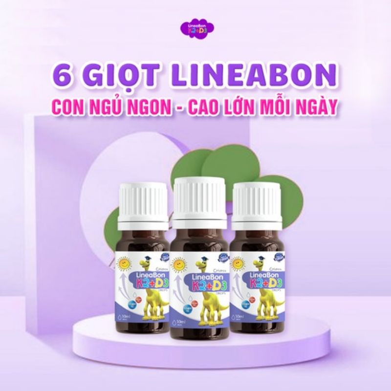 [[Mua 1 tặng 1 quà] Vitamin LineaBon D3K2