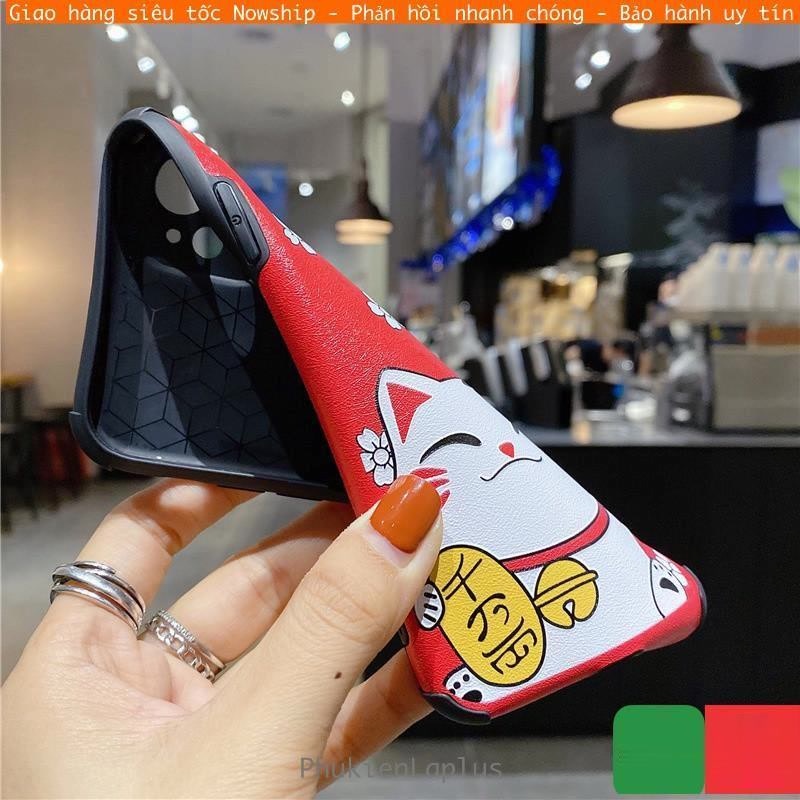 Ốp lưng Iphone 12 TẾT cho 12/12mini/ 12pro/12promax - Mèo thần tài mang đến may mắn, tài lộc và bình an