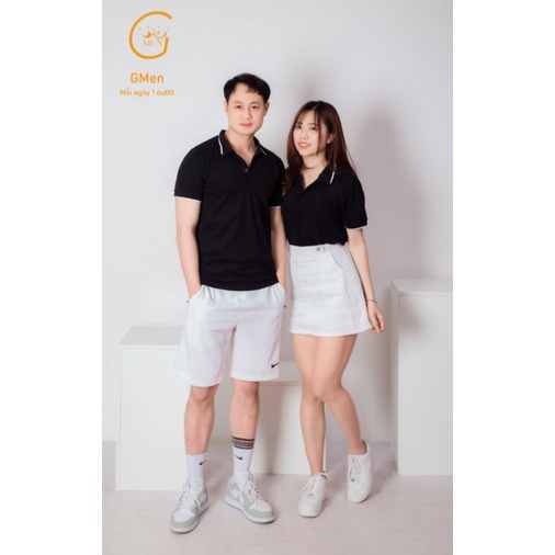 Áo polo trơn cổ bẻ  phong cách trẻ trung, áo phông nam ngắn tay chất thun cá sấu đẹp mặc hè