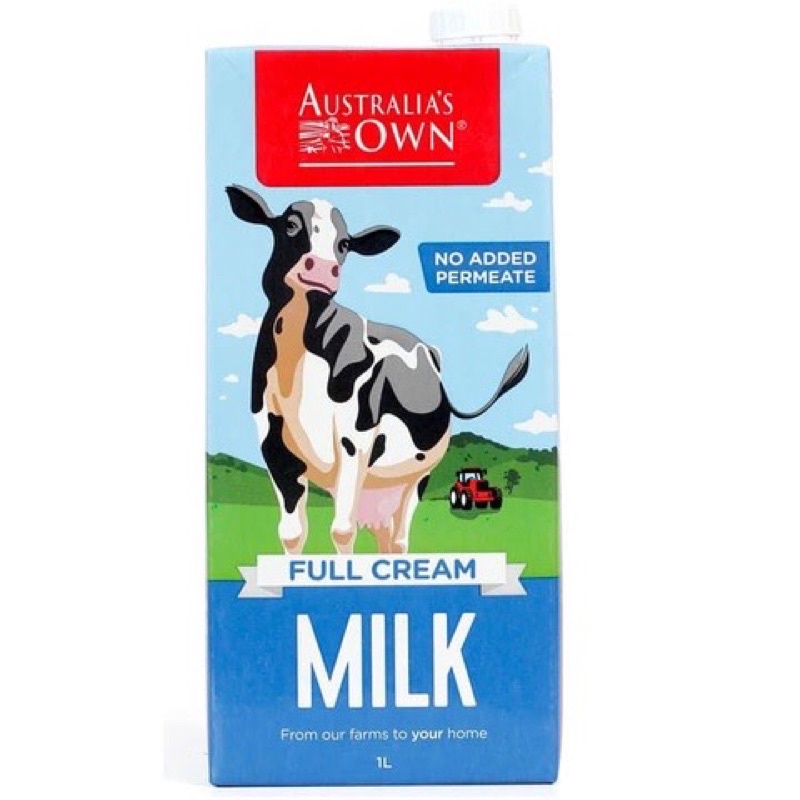 [DATE MỚI]SỮA TƯƠI NGUYÊN KEM KHÔNG ĐƯỜNG AUSTRALIA'S OWN - FULL CREAM MILK