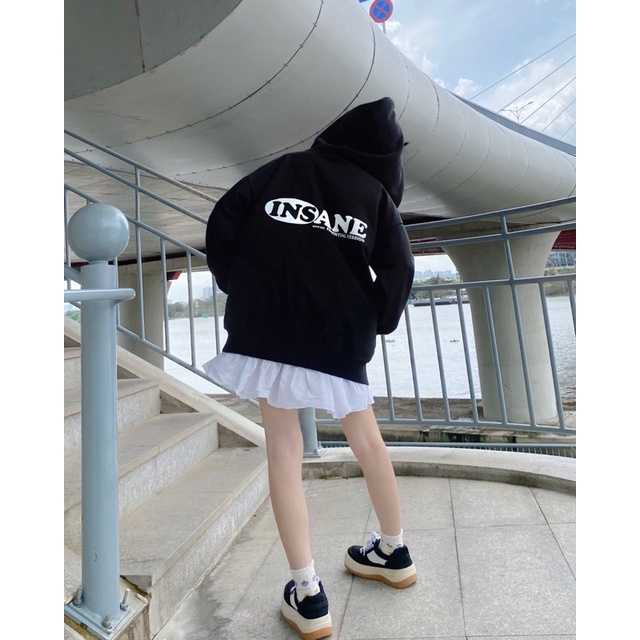 Áo Khoác Hoodie Zip INSANE l Essential Hoodie Zip