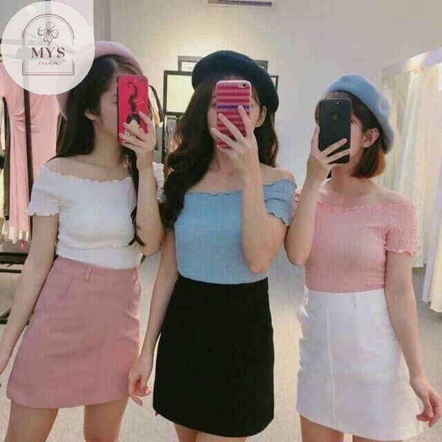 Áo bẹt vai tay ngắn Mys hitshop Fashion | BigBuy360 - bigbuy360.vn