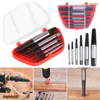Screw Extractor Set Easy Out Drill Bits Guide Broken Screws Bolt Remover Fix Broken Screw Pipe