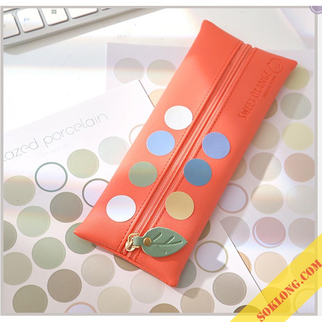 Bộ 48 sticker dán hình tròn nhiều màu, nhãn dán dot dán Bullet journal, Planner