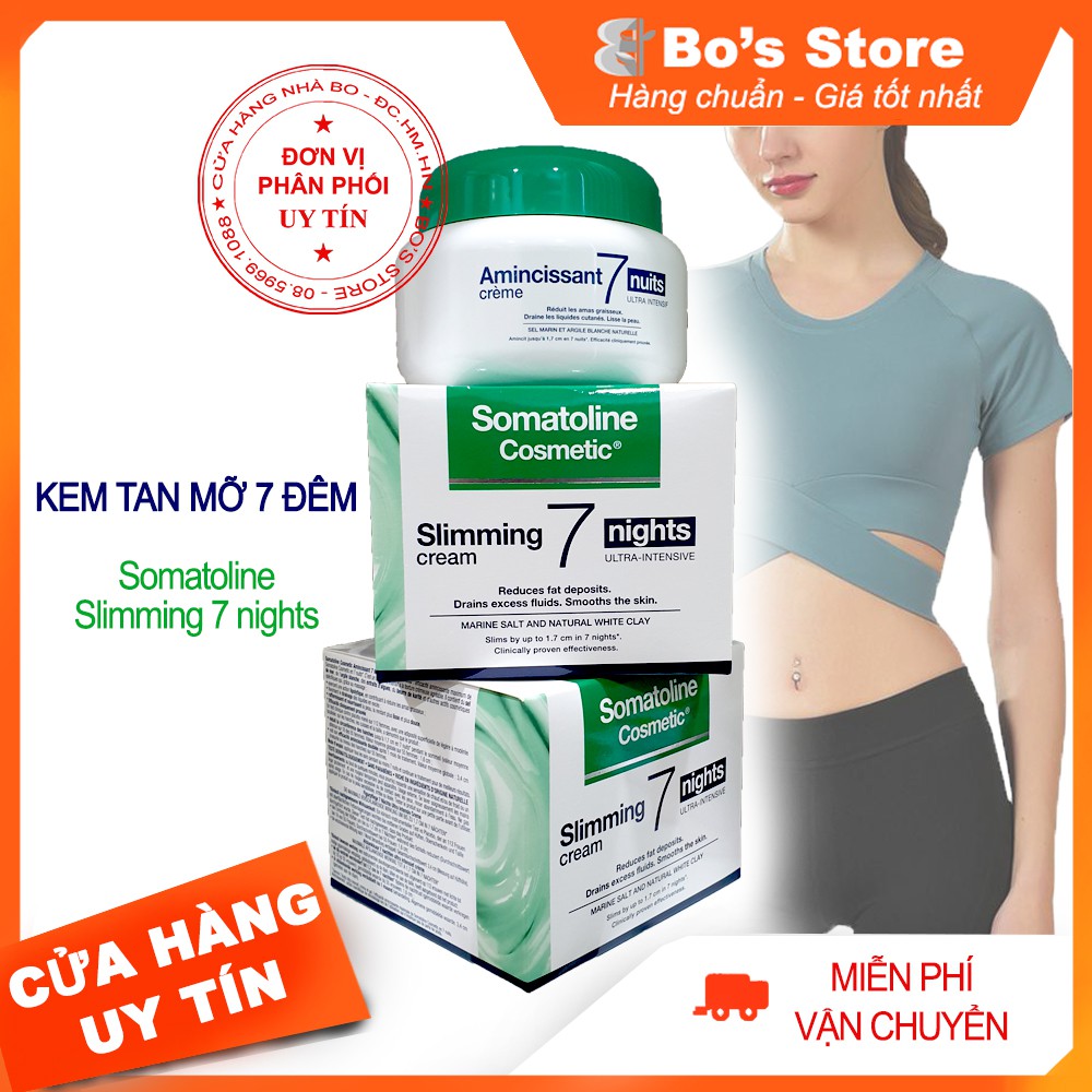 [Hàng Pháp chuẩn] Kem Tan Mỡ Sau 7 Đêm - SOMATOLINE Slimming Cream 7 nights ultra intensive