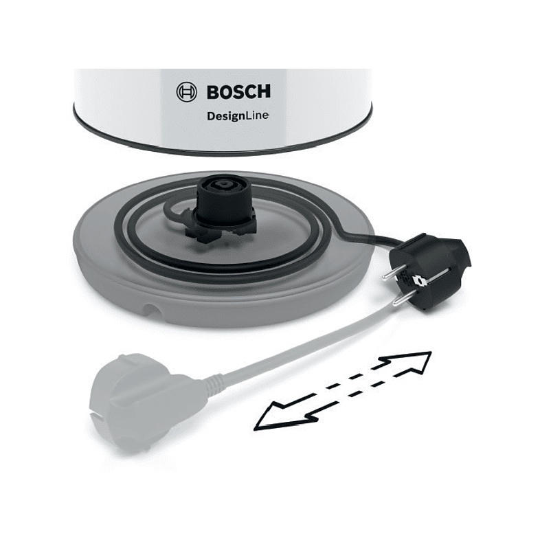 Ấm Siêu Tốc Bosch TWK3P421 Nội Địa Đức Màu Trắng bình đun siêu tốc Dung Tích 1.7L Cao Cấp GermanySnT 10084