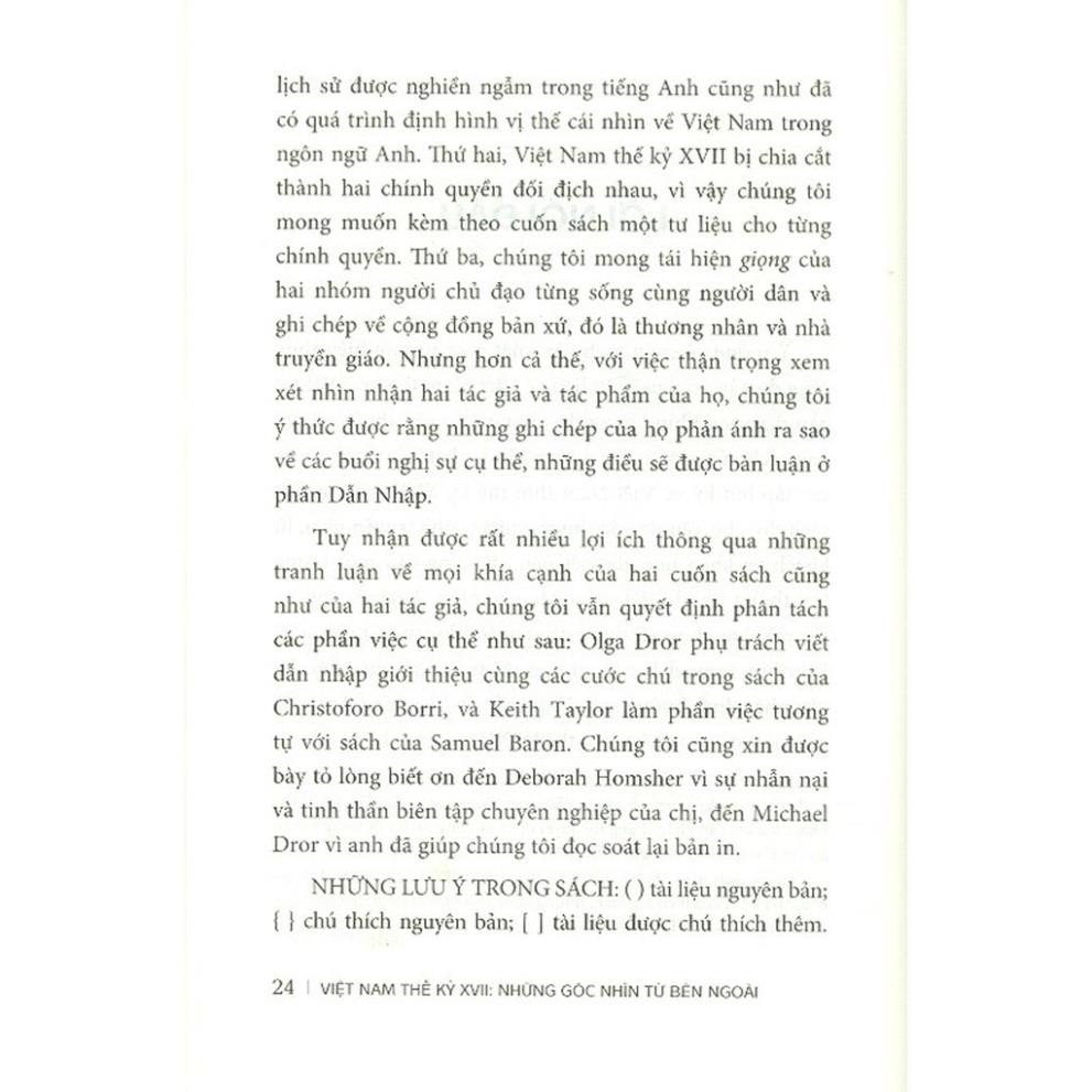 Sách - Việt Nam Thế Kỷ XVII: Những Góc Nhìn Từ Bên Ngoài [AlphaBooks]