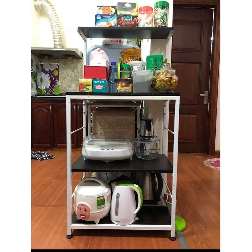 Kệ lò vi sóng, lò nướng Khung sắt Gỗ MDF YL173-1 120x40x60 cm | BigBuy360 - bigbuy360.vn