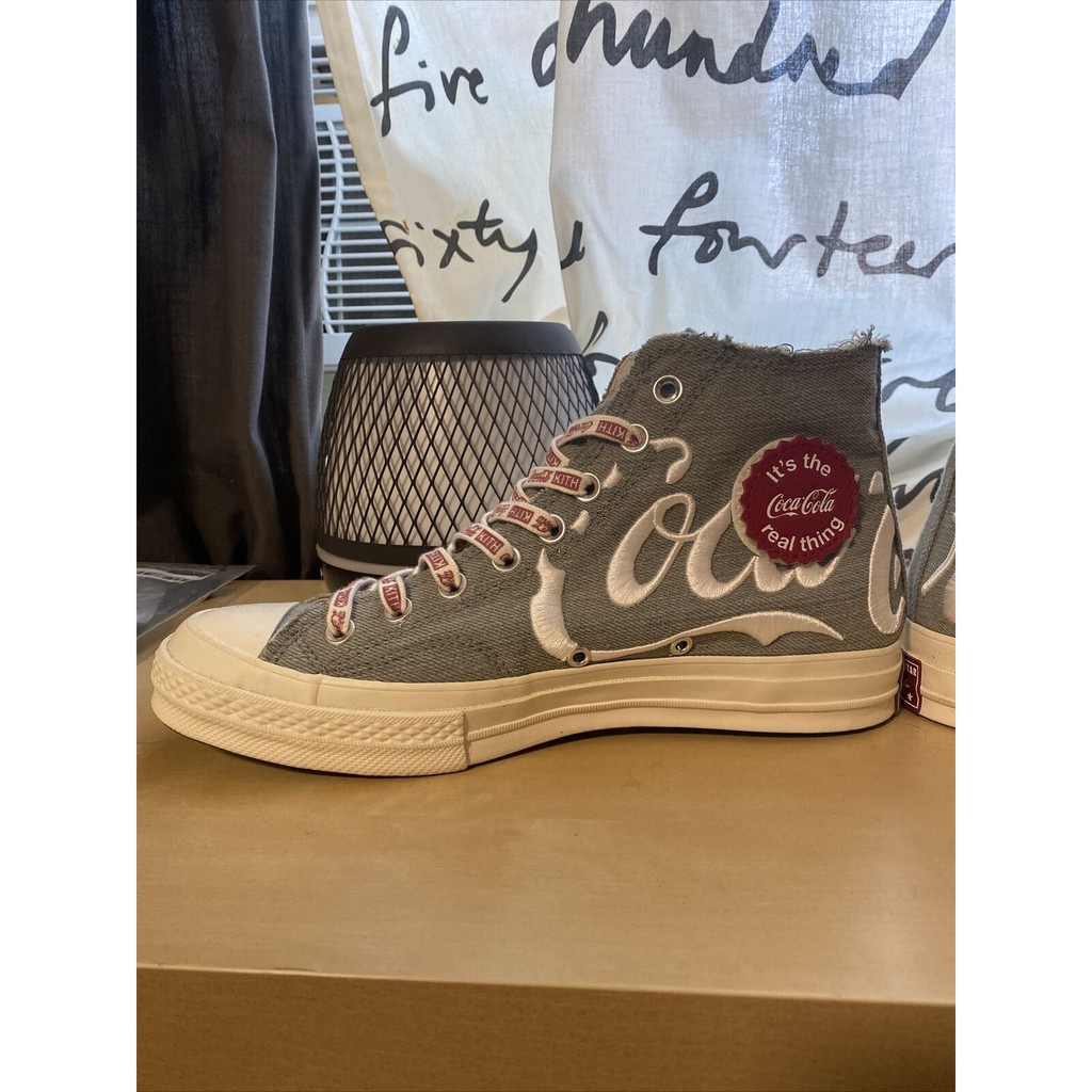 Áo Khoác Denim In Hình Coca-Cola Độc Đáo Cá Tính 2019 Kith x Chuck Taylor All-Star 1970s 160285Phụ Kiện Chuyên Dụng Dành Cho Xe Hơi