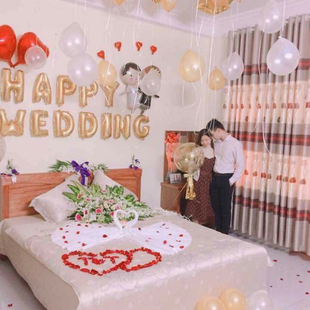 Set bóng happy wedding