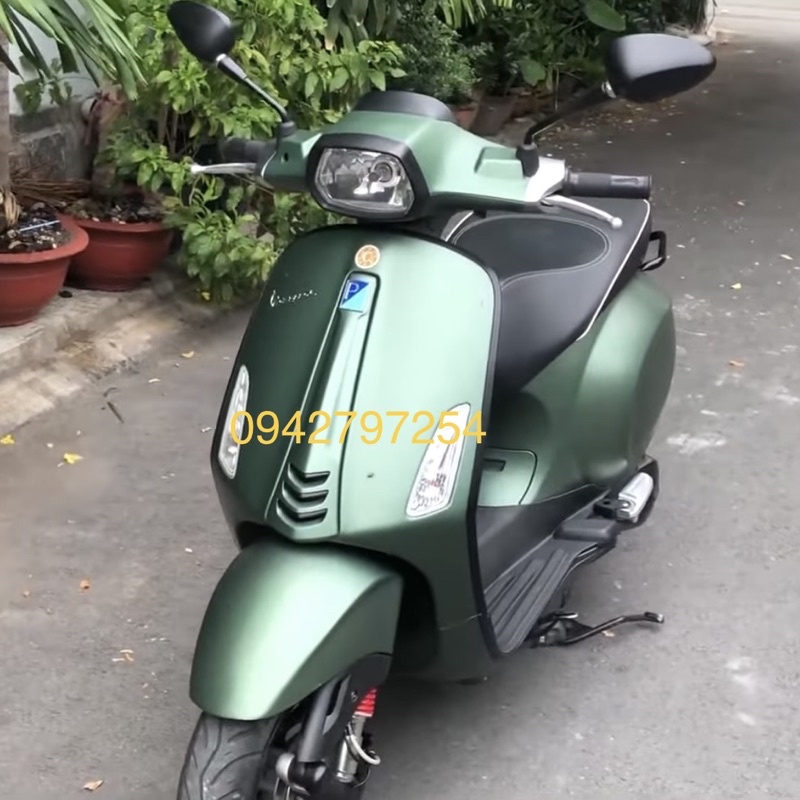 Sơn xe máy Vespa màu Xanh rêu mờ P017-2K Ultra Motorcycle Colors