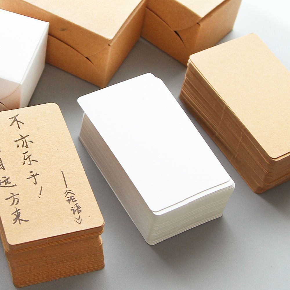 Set 100 Thẻ Ghi Chú / Giấy Ghi Chú / Đánh Dấu Nhiều Màu Thời Trang Diy