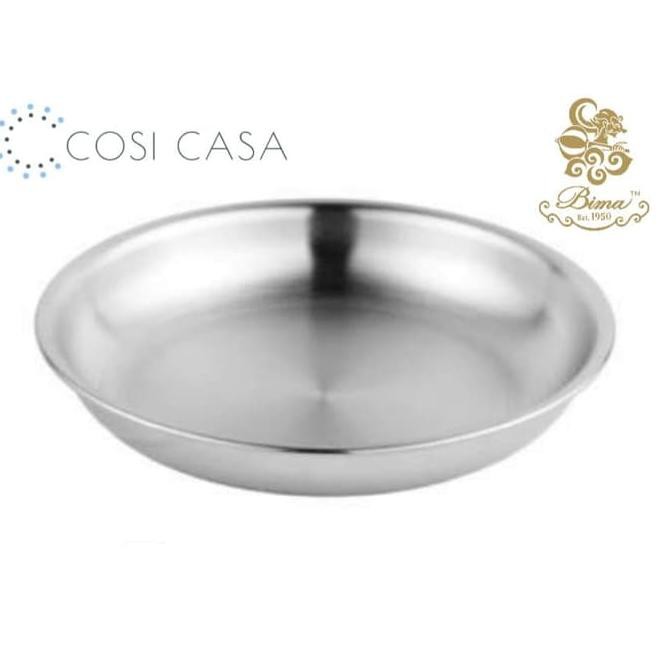 Đĩa Inox 20cm Đựng Thực Phẩm Tiện Dụng Cho Nhà Bếp