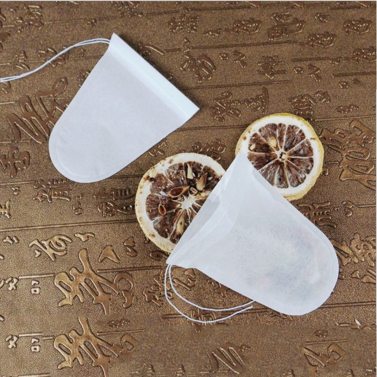Túi lọc trà giấy hình phễu có dây, tiện dụng, 50túi/sp, 8x9cm - HVL TEA