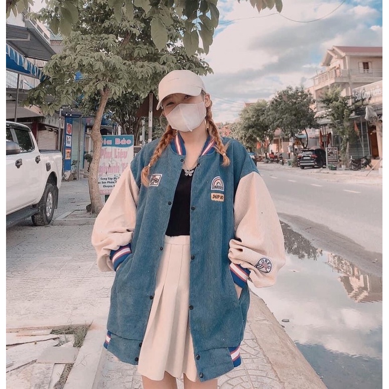 ÁO BOMBER NHUNG CẦU VÒNG