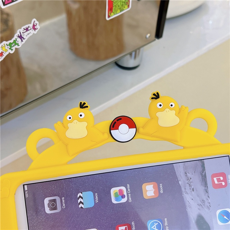 Ốp Máy Tính Bảng Silicon Kèm Dây Đeo Và Giá Đỡ Cho ipad Ari 2 / ipad 6 / Pro 9.7"