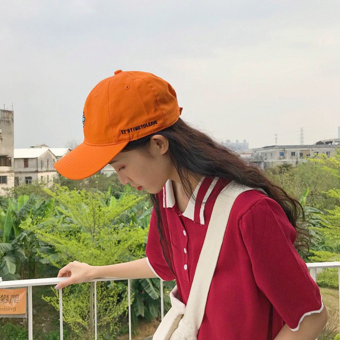 Mũ lưỡi trai nam nữ thêu chữ Travel Camp cá tính