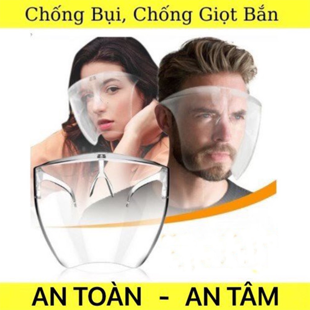 Kính Bảo Hộ FACE SHIELD Chống Giọt Bắn An Toàn Trong Suốt Không Mờ Cao Cấp | WebRaoVat - webraovat.net.vn