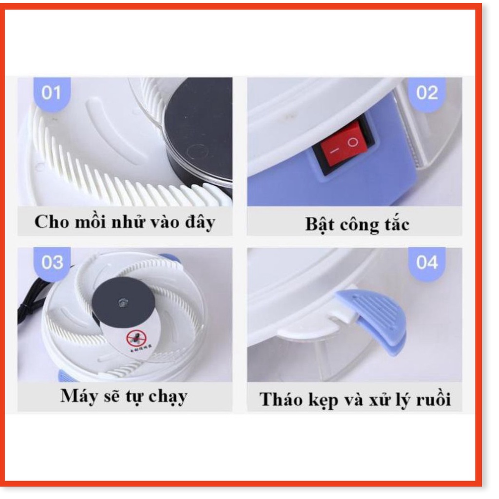 Máy bắt ruồi tự động YD-218 thông minh cao cấp tiêu diệt ruồi nhanh chóng, thân thiện với môi trường