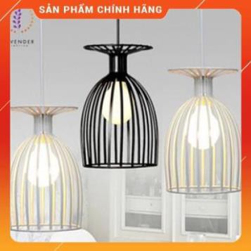 Đèn thả nghệ thuật rọ sắt hình ly TH028