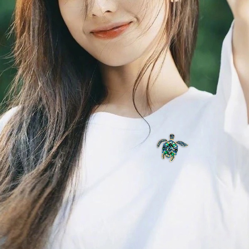 Ghim Cài Áo Hình Rùa Con Dễ Thương Dành Cho Nữ