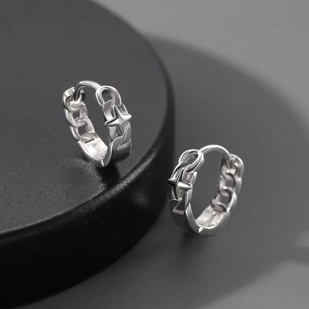 Khuyên Tai Dạng Vòng Rỗng Phong Cách Hiphop Thanh Lịch Cho Nam Và Nữ