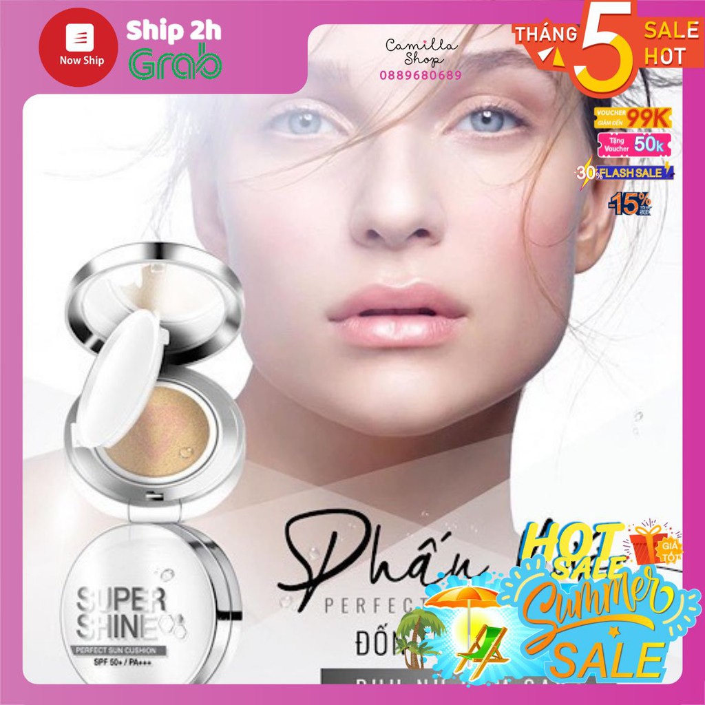 Phấn nước chống nắng tế bào gốc Supershine Perfect Sun Cushion Cosmeheal