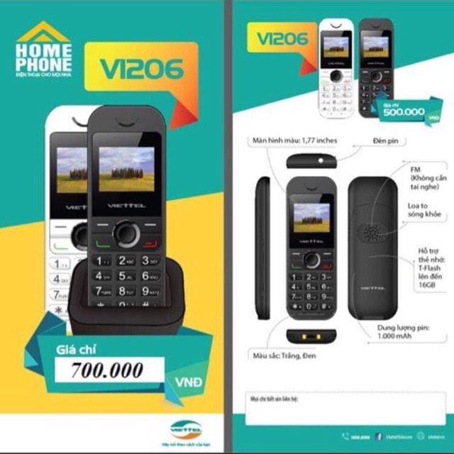Điện thoại Viettel V1206