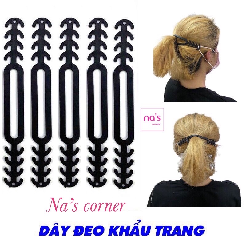 Dây đeo khẩu trang y tế chống đau tai, có điều chỉnh kích cỡ khi đeo khẩu trang