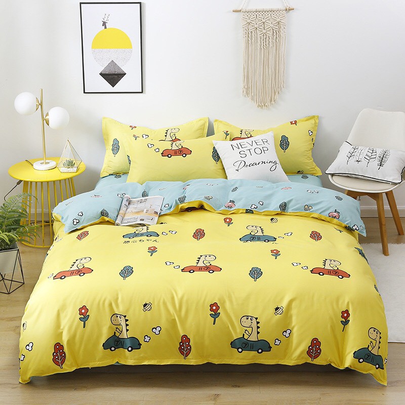 [FREESHIP🎁] Ga Giường Kèm 2 Vỏ Gối Chất Liệu Cotton Cao Cấp Mát Mịn Miễn Phí Bo Chun m4, m6, m8 - CHƯA GỒM CHĂN | BigBuy360 - bigbuy360.vn