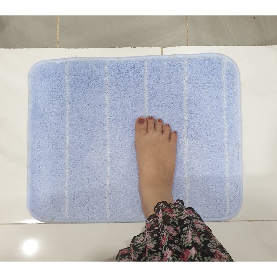 BỘ 02 THẢM SỢI, THẢM SỢI PP CHÙI CHÂN NHÀ TẮM PHÒNG NGỦ KÍCH THƯỚC 35X45CM,  30X45CM..NHIỀU MÀU