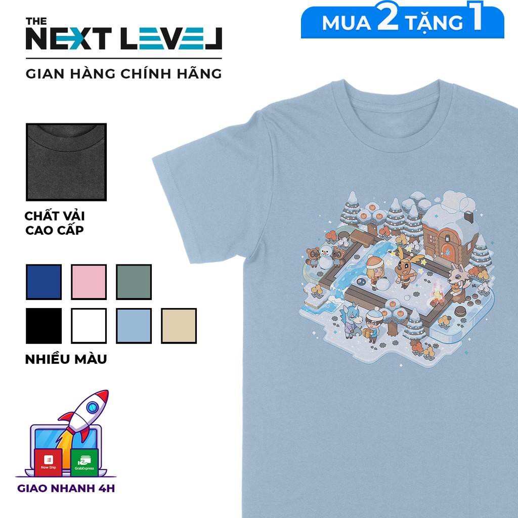 Áo thun Animal Crossing New Horizons - Mùa Đông Unisex THE NEXT LEVEL, Cotton 100% 7 màu nam nữ - BT0054
