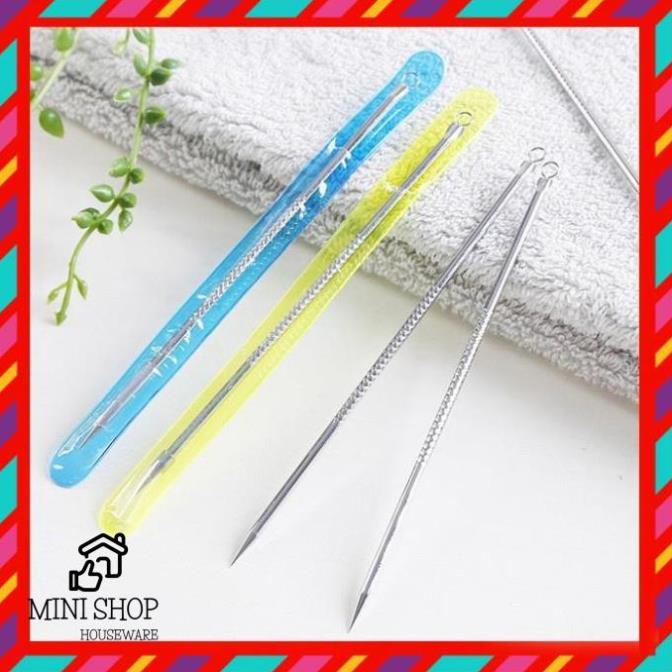 Túi 12 Cây Nặn Mụn 2 Đầu Inox Cao Cấp
