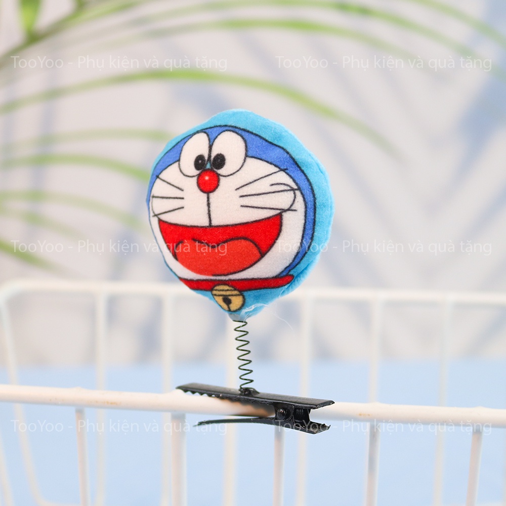 Kẹp tóc lò xo DORAEMON, PIKACHU dễ thương cute ToooYoo BK00076
