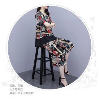 [SẴN] Set bộ đồ thun lửng thổ cẩm - ST006