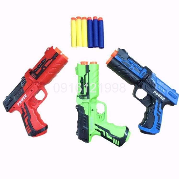 Đồ Chơi Blaster P60M Tặng Kèm Xốp Dùng Cơ Vận Động Ngoài Trời Kiểu Nerf Cao Cấp