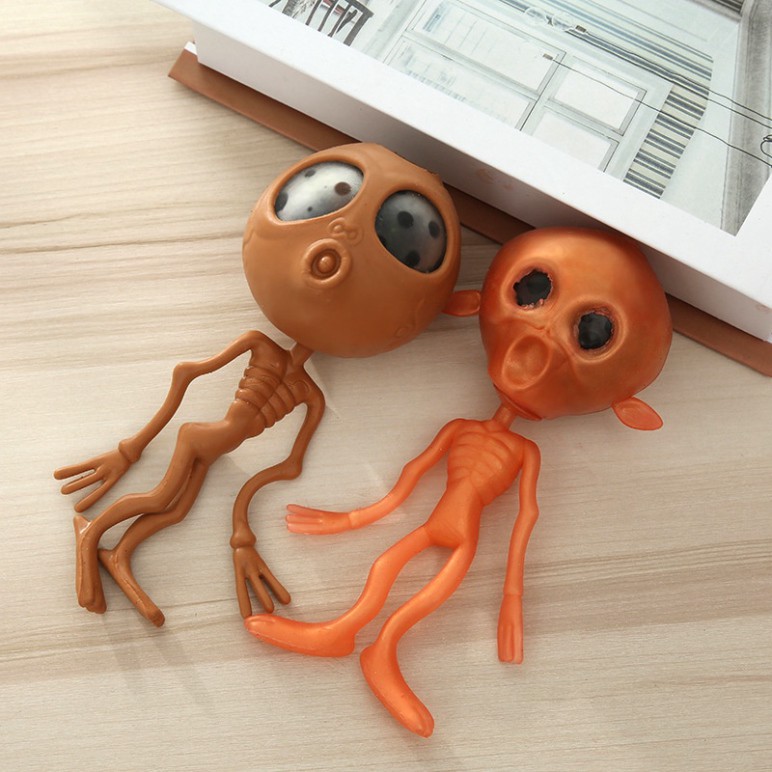 Đồ chơi bóp GUDETAMA SQUIShY hình Đầu Lâu