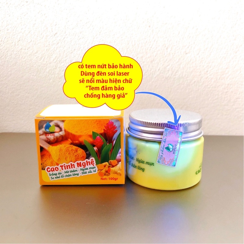 Mặt nạ ngủ CAO TINH NGHỆ, Mặt nạ Cao tinh nghệ - Dưỡng da Trắng hồng, mờ thâm, nám, tàn nhang, ngừa mụn thâm nám