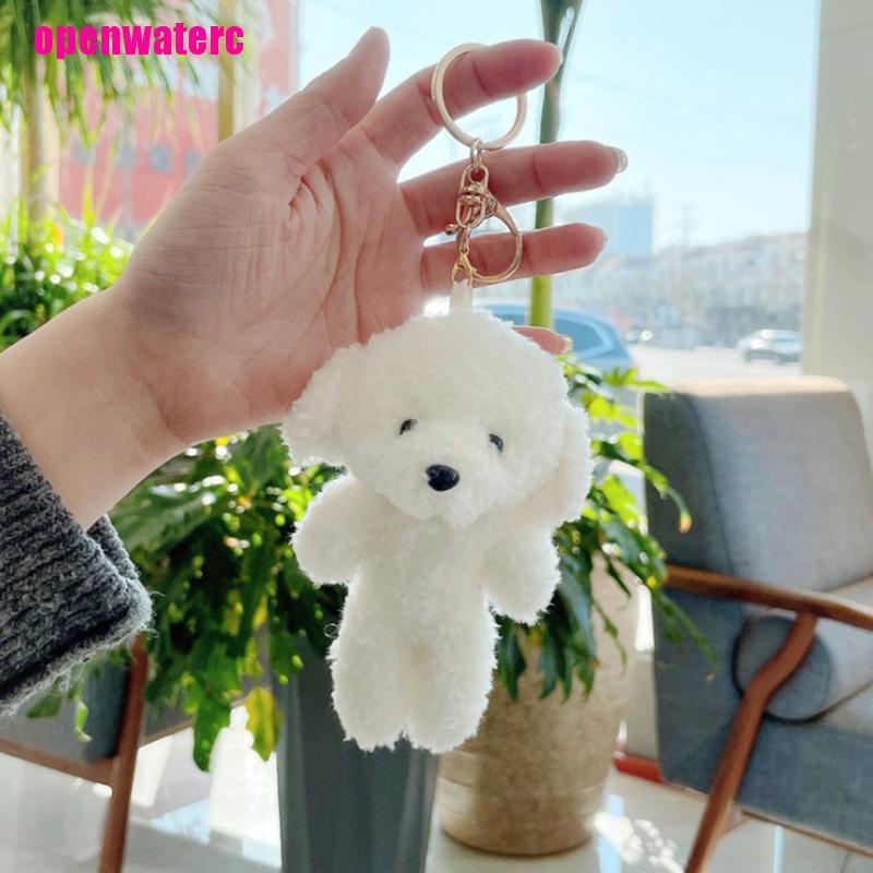Móc khóa gấu bông mềm mại xinh xắn dễ thương