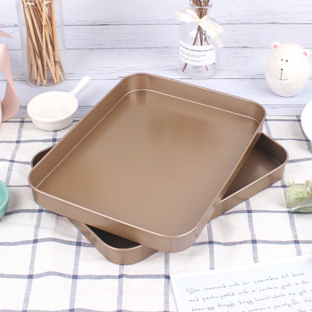ELEGANT Khay Nướng Bánh Chống Dính Hình Chữ Nhật Tiện Dụng