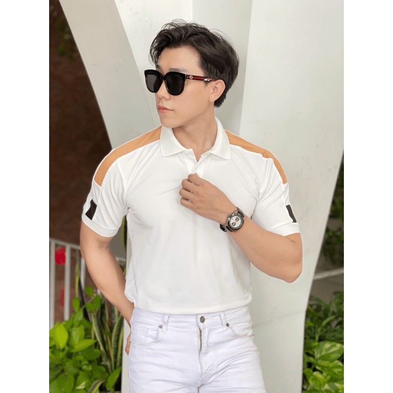 (HCM) ÁO THUN NAM CỔ TRỤ THỜI TRANG LUXURY ĐẲNG CẤP THỜI THƯỢNG CHO CÁC ANH EM - TÔN DÁNG CÔNG SỞ  HOT NHÂT