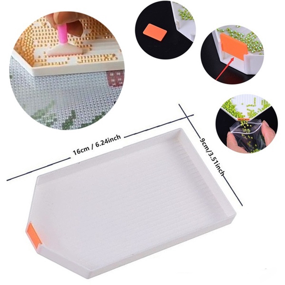 Bộ Dụng Cụ Khay Nhựa Làm Tranh Đính Đá 5D Toàn Diện Tiện Dụng