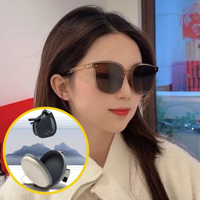 Kính Mát Gập Gọn Chống Tia UV 2022 Thời Trang Cho Nam Nữ