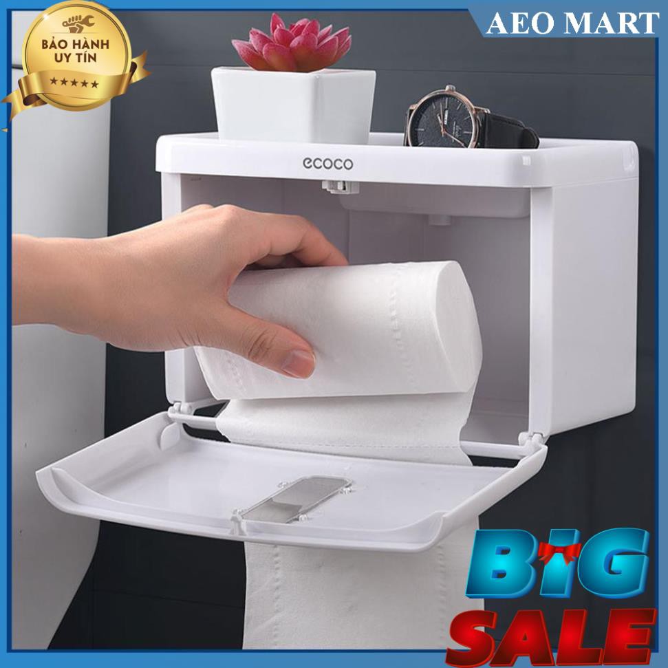 Big sale -  kệ để giấy nhà vệ sinh,Kệ treo giấy vệ sinh đa năng Ecoco D-08 ()