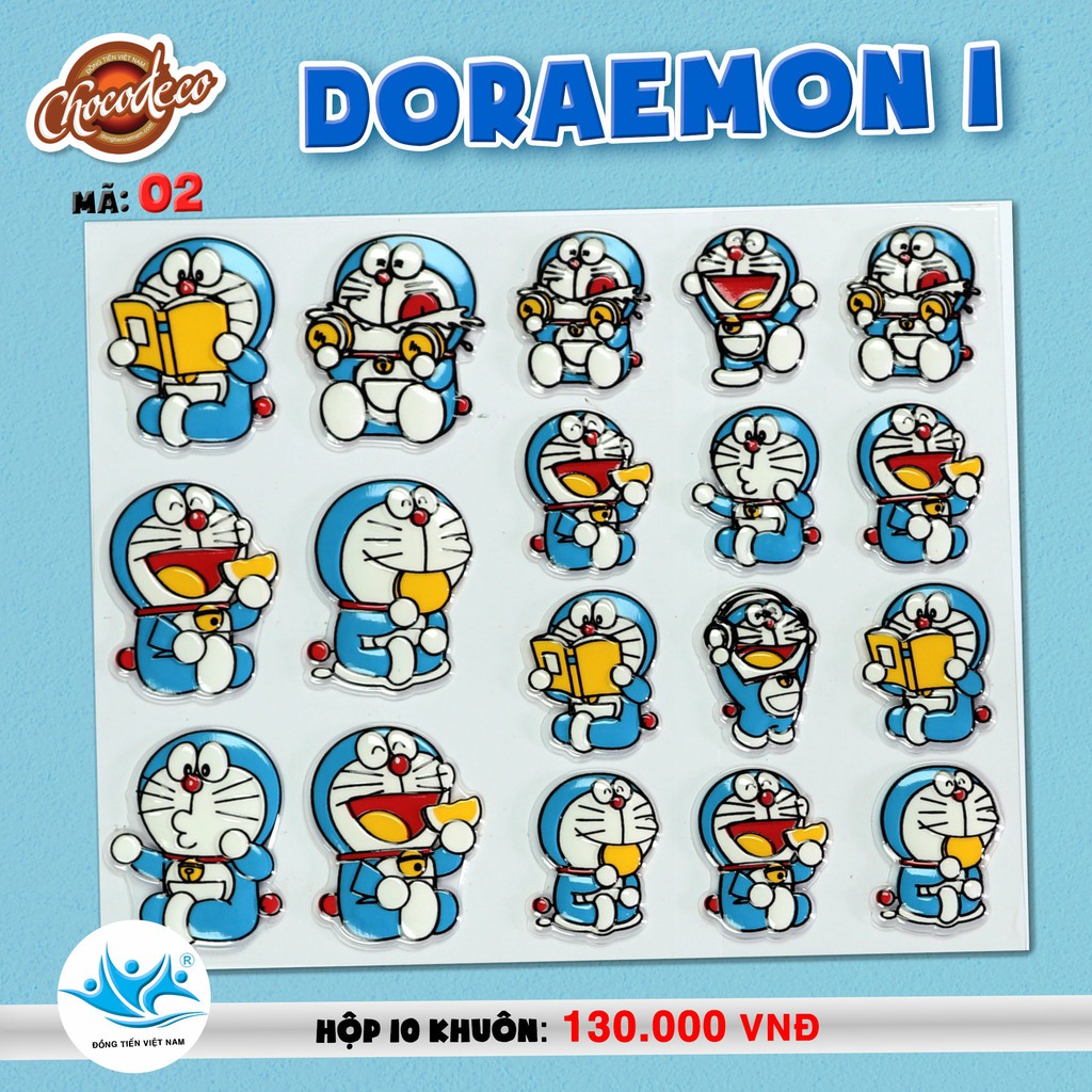 Khuôn Socola In Hình Doraemon CI02 - Đồng Tiến Việt Nam