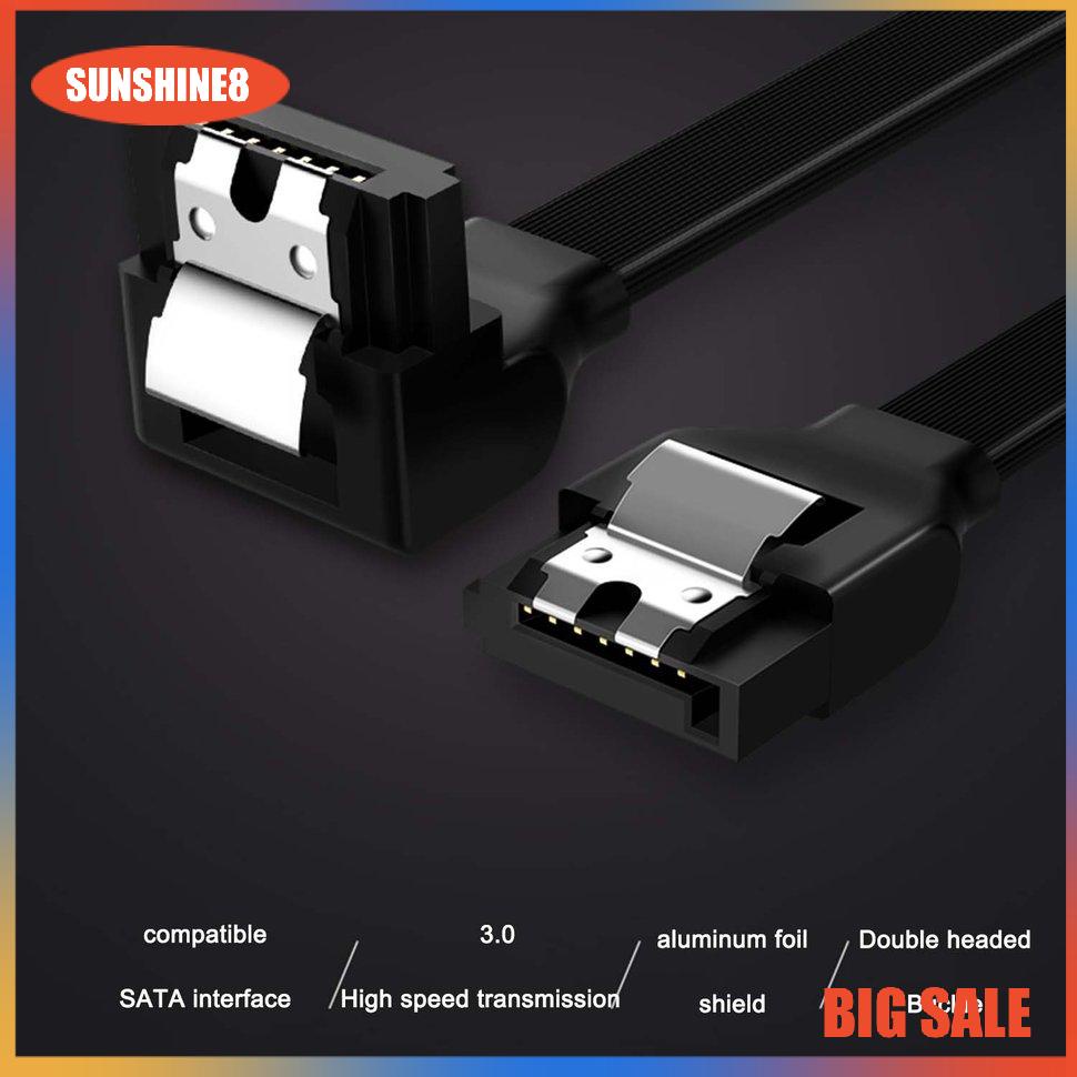 【SUN】38cm SATA 3.0 Cable 6Gbps Multifunctional HDD SDD Cables CD Drive Cords