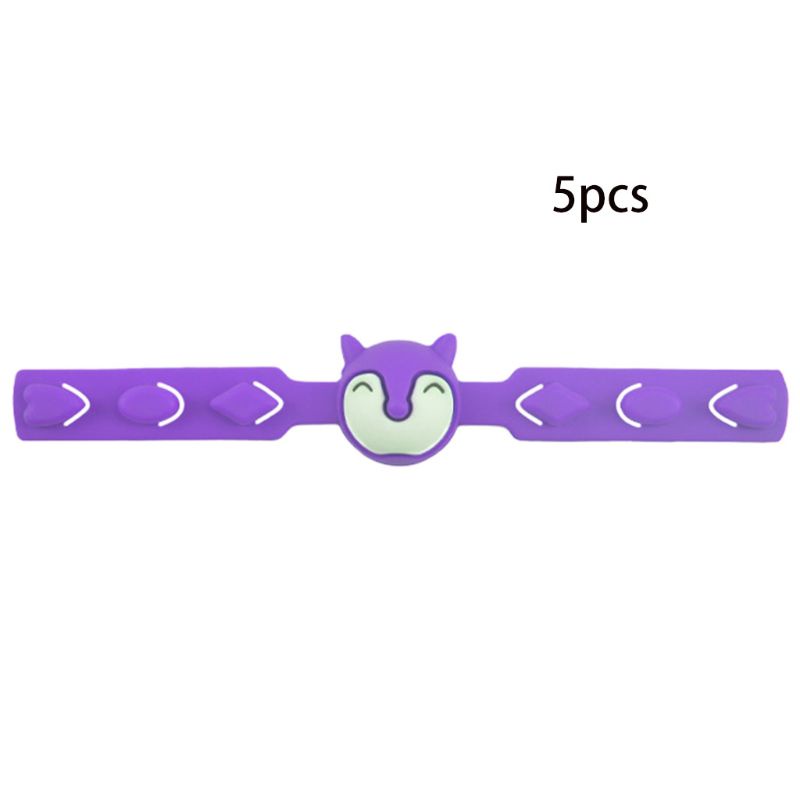 Set 5 Móc Khóa Dây Thừng Nối Dài Kiểu Hoạt Hình Chống Nhìn Trộm Cho Bé