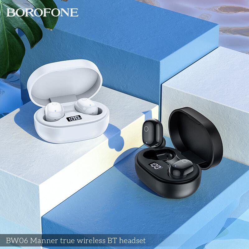 Tai nghe Bluetooth Borofone BW06 điều khiển cảm ứng âm thanh chất - BH 12 tháng (Màu ngẫu nhiên)